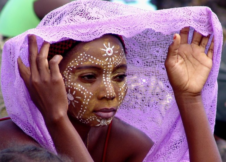 Malagasy woman reflecting the malagasy culture