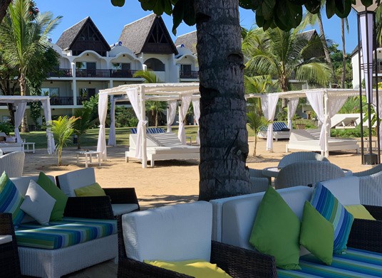 Sun bed at Royal Beach Hotel & Spa, Madagascar